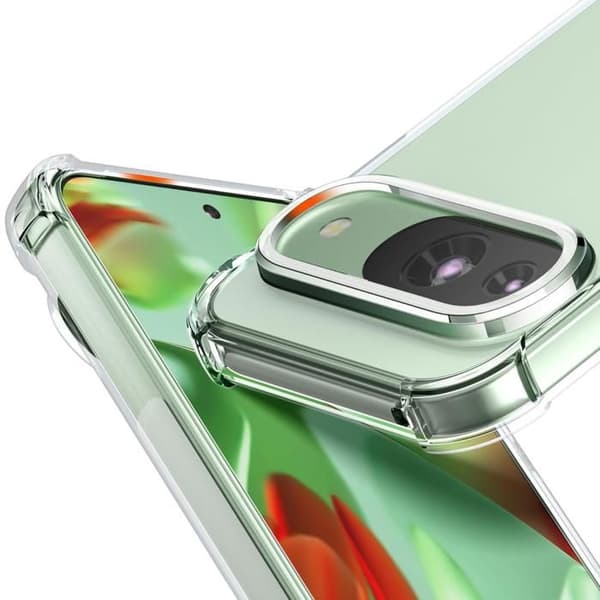 Coque til Google Pixel 9 / Pixel 9 Pro - Stødabsorberende Beskyttelse TPU Blød Transparent Phonillico® Transparent