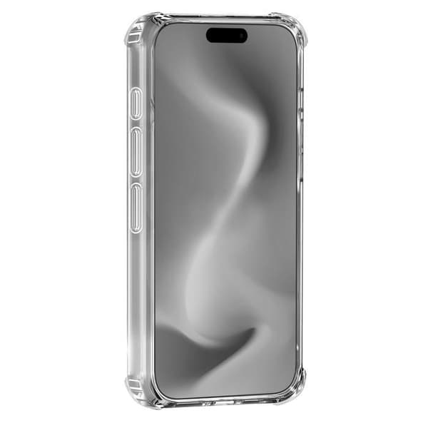 Coque til iPhone 16 og 2 Filmer Glasbeskyttelse til Skærm Phonillico® Transparent