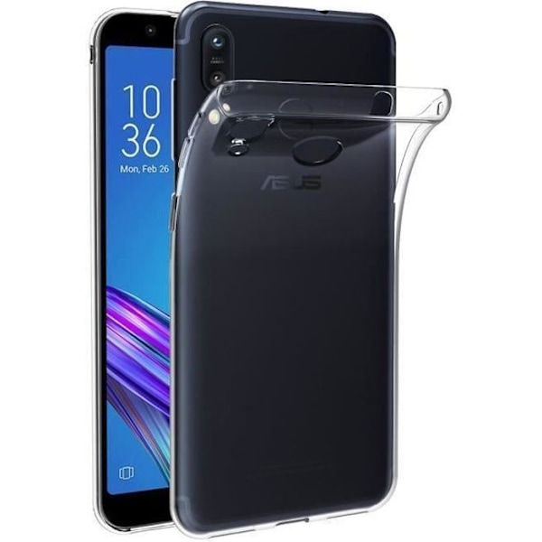 ASUS ZENFONE MAX M1 ZB555KL-skal - Transparent TPU-gelkompatibelt ultratunt mjukt silikonskydd Phonillico®