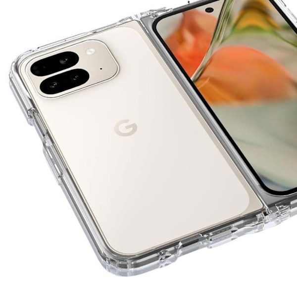 Skyddande fodral i antichock för Google Pixel 9 Pro Fold - Transparent hårt skydd Phonillico® Transparent