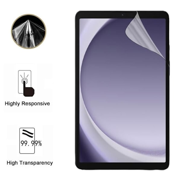 Näytönsuoja - Phonillico - Samsung Galaxy Tab A9 2024 - Pakkaus 2 - Kestävä - Ultra ohut