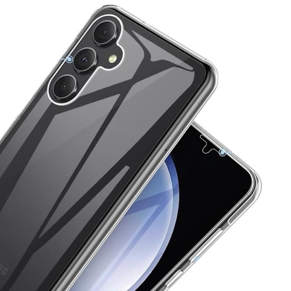Coque Samsung Galaxy S23 FE - Phonillico - 360° kuori - Läpinäkyvä - Helppo asennus - Slim Transparent