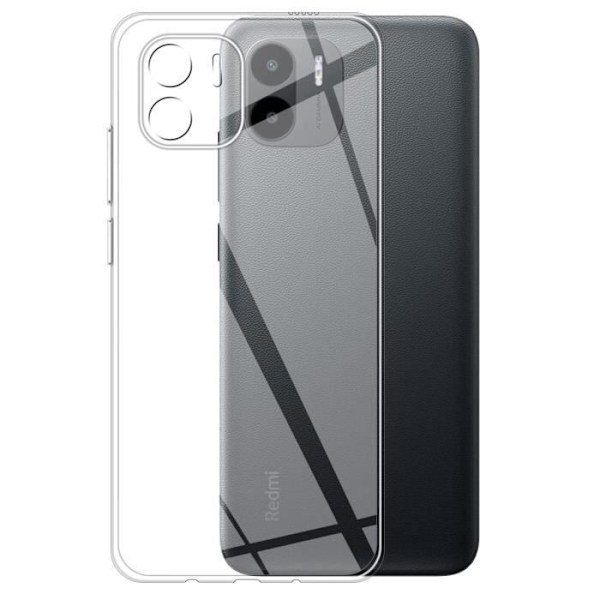 Skal till Xiaomi Redmi A1 - Silikongel TPU Transparent Skydd Mjukt Ultratunt Phonillico®