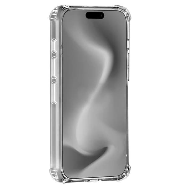 Coque Antichoc til iPhone 16 - Beskyttelse af blød transparent silikone Phonillico® Transparent