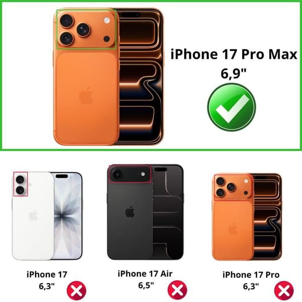 Coque til iPhone 17 PRO MAX - Stødabsorberende Beskyttelse Silikone Blød Transparent Phonillico® Transparent
