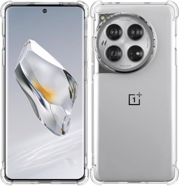 Coque til OnePlus 12 5G - Stødabsorberende Beskyttelse TPU Blød Transparent Phonillico® Transparent