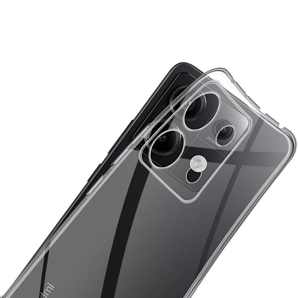 Coque - Phonillico® - Xiaomi Redmi Note 13 PRO 5G - Silikonigeeli TPU - Ultra Slim - Kirkas Transparent