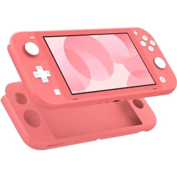 Rosa Silikonfodral Kompatibel med Nintendo Switch Lite - Phonillico® Ros