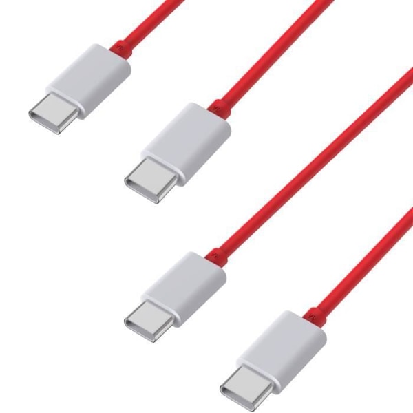 Lot 2 Snabbladdningskablar USB-C till USB-C 1m för OnePlus 11-10 Pro-8 Pro-8-7T Pro-6T-5T-Nord CE 3 Lite-Nord CE 2-Nord 2T Phonillico®