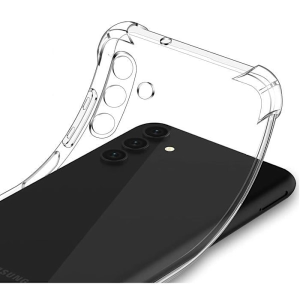 Samsung Galaxy A04S - Iskunkestävä TPU Pehmeä Läpinäkyvä Kuori Phonillico®