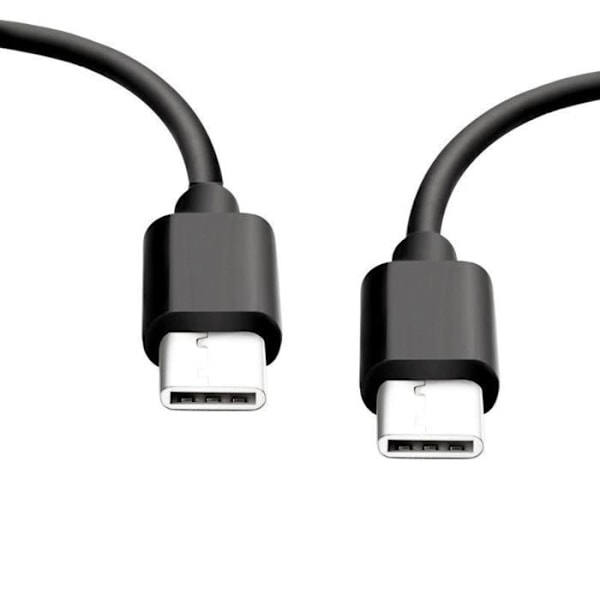 USB-C USB-C Kabel Svart 1m för Samsung Galaxy A05 / A05S / A15 4G / A15 5G / A25 5G / A35 5G / S23 FE [LOT 2] Phonillico®