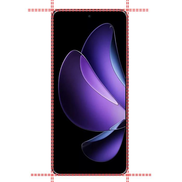 Härdat glas för Oppo Reno 13 F 5G [Pack 2] skyddsfilm för skärmen Phonillico® Transparent