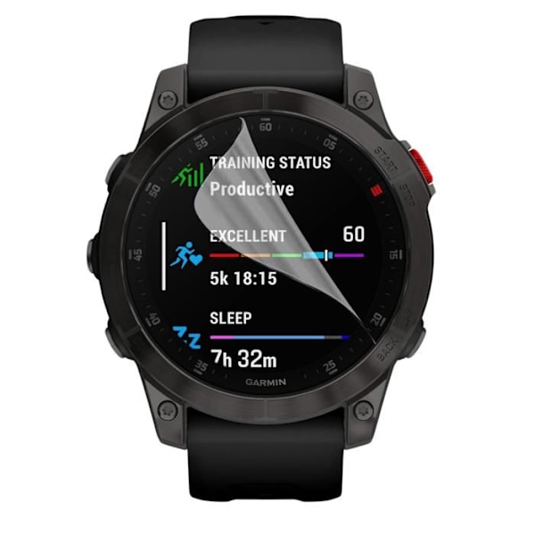 Garmin Epix Gen 2 Pro - 42mm näytönsuoja [Pakkaus 6] Ultra ohut kestävä muovinen suojateippi Phonillico Transparent
