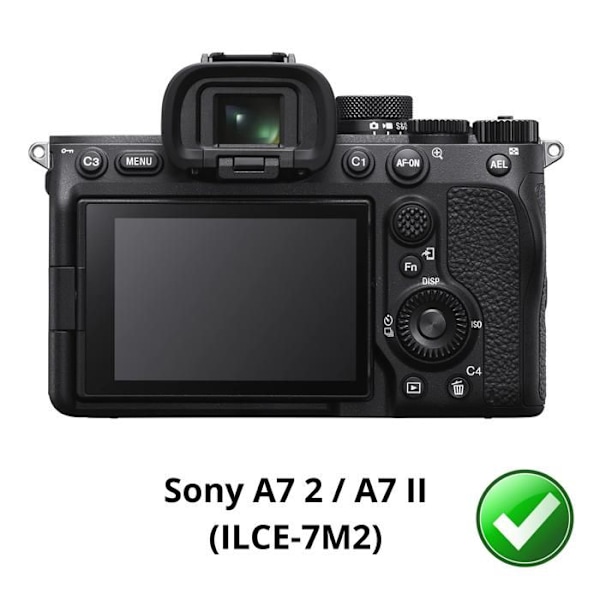 Skærmbeskyttelse - Phonillico - A7 II - Pakke 3 - Plastfilm - Nogle modstandsdygtige mod ridser