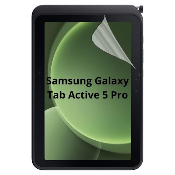 Näyttösuojus - Phonillico® - Samsung Galaxy Tab Active 5 Pro - Pakkaus 2 - Kestävä - Ultra ohut