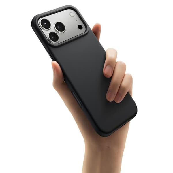 Coque Noir для iPhone 17 PRO MAX - Силиконовый гель TPU Защита мягкая ультратонкая Phonillico® Svart