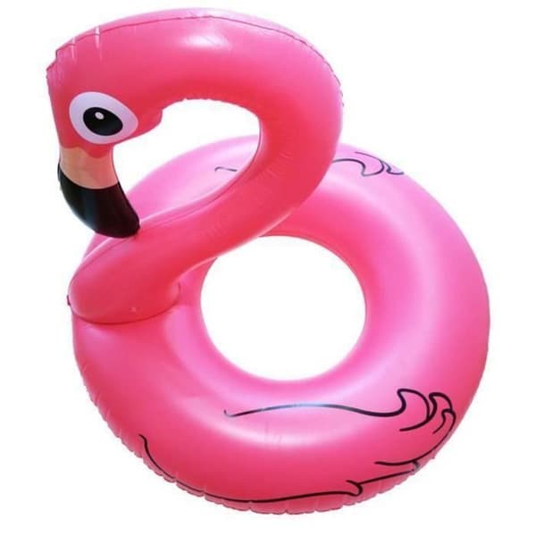 Flamingo Oppustelig Bådlege [Phonillico®] Ros