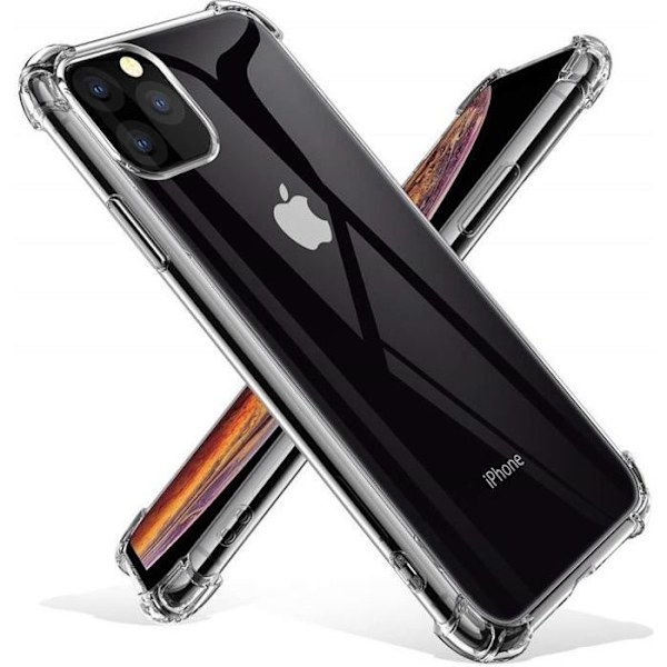Stötabsorberande Transparent Silikonfodral för Apple iPhone 11 PRO [Phonillico®]