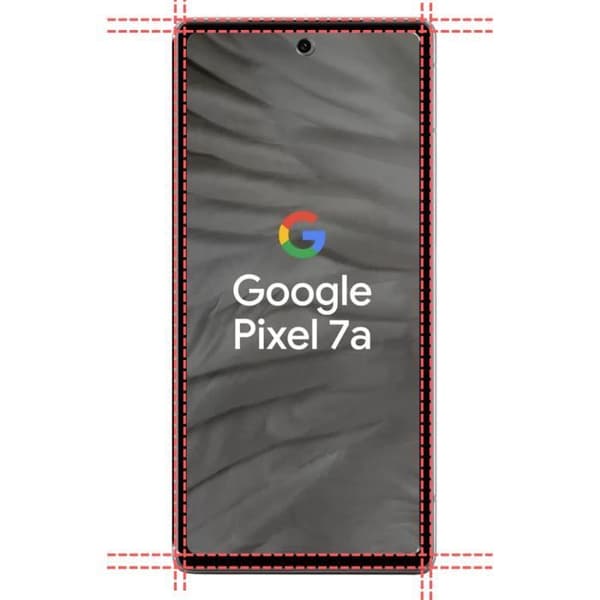 Skyddsglas - Phonillico - Google Pixel 7a - 2-pack - Härdat glas - Ridsäkert Transparent