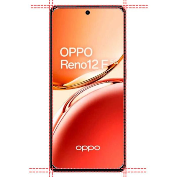 Elokuvasuojalasi - Phonillico - Oppo Reno 12 F 5G - Pakkaus 4 - Karkaistu lasi - Naarmuuntumista kestävä Transparent