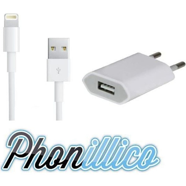 Laddare och USB-kabel kompatibel med iPhone 6 plus