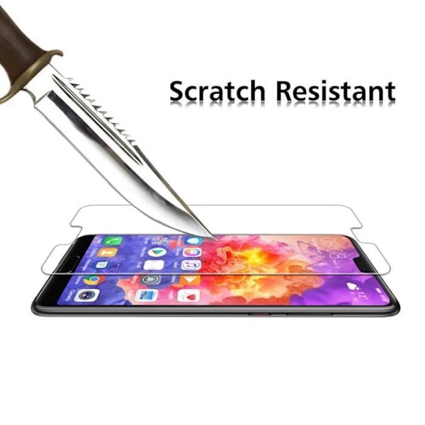 Beskyttelsesfilm - Phonillico® - HUAWEI P20 PRO - Tempereret glas - Ridsefast - Nem installation