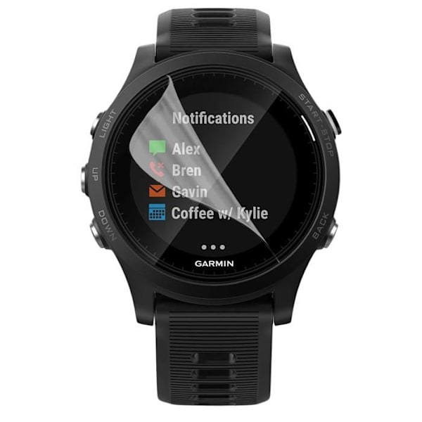 Skyddsskärm för Garmin Forerunner 945 [Pack 6] Extra tunn slitstark plastfilm Phonillico Transparent