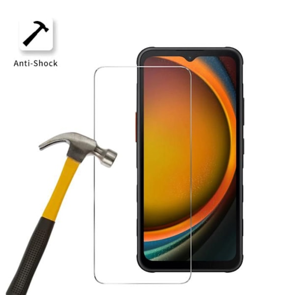 Suojakalvo - Phonillico® - Samsung Galaxy XCover 7 - Pakkaus 4 - Karkaistu lasi - Naarmunkestävä Transparent