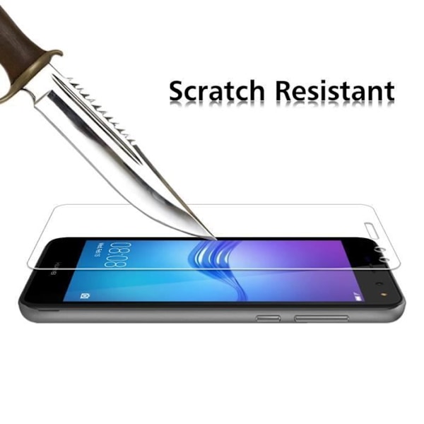 Härdat Glas HUAWEI Y5 2017 Y5 3 Y5 III - Ultra Resistenta Skärmskydd Transparent Skydd från Phonillico® Transparent