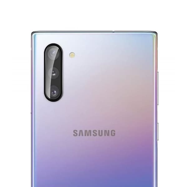 5-pack Härdat Glas Kamera Skydd för Samsung Galaxy NOTE 10 - NOTE 10 PLUS - Skyddande Linsskydd Svart