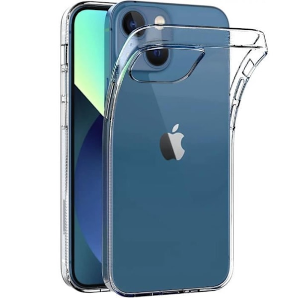 Coque för iPhone 14 PLUS - Transparent Silikon Gel TPU Mjuk Skydd Ultra Tunn Phonillico® Transparent