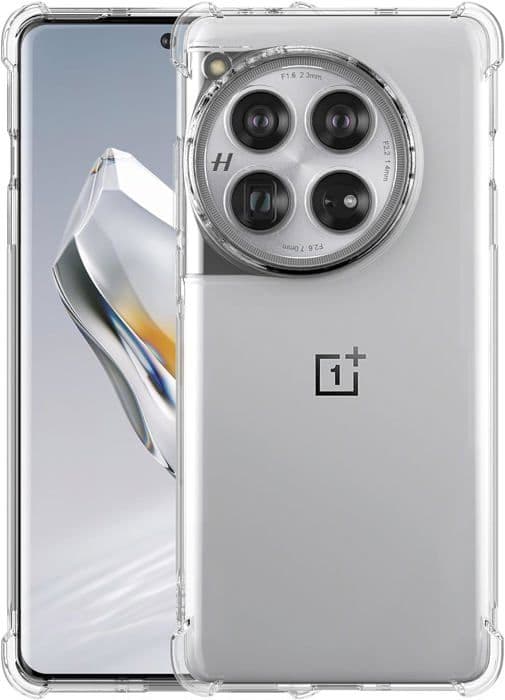 Coque til OnePlus 12 5G - Stødabsorberende Beskyttelse TPU Blød Transparent Phonillico® Transparent