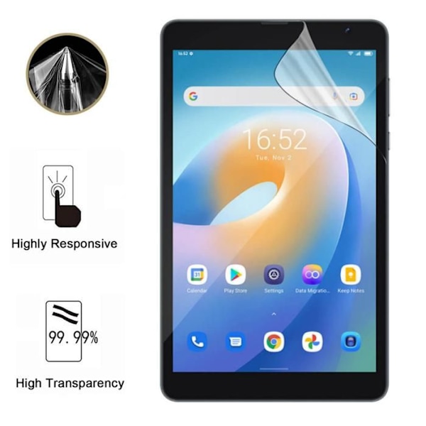 Näytönsuojus - Phonillico - Blackview Tab 6 - Pakkaus 2 - Muovikalvo - Naarmunkestävä