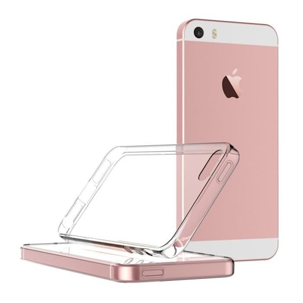 Skal [Kompatibelt Apple iPhone 5 - 5S] Ultratunt mjukt silikon transparent TPU gel [Phonillico®]