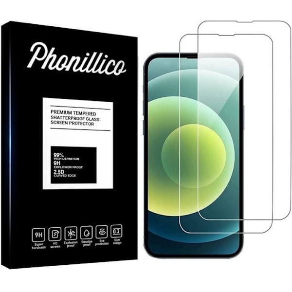 Hærdet Glas til iPhone 13 PRO MAX (6,7") [Pakke 2] Skærmbeskyttelsesfilm Phonillico®