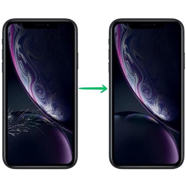 Erstatnings LCD-skærm til iPhone XR – Samlet berøringsglas Phonillico®