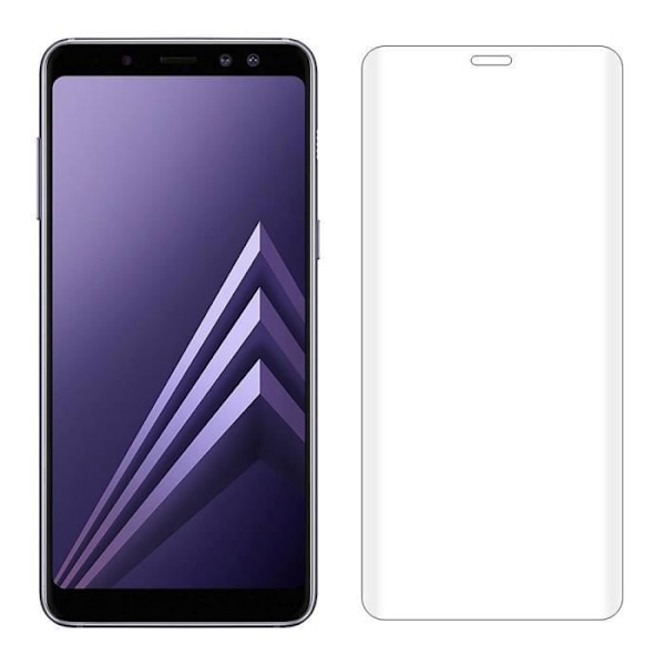 Härdat Glas för Samsung Galaxy A8 2018 A530 - Hel Transparent Film Skärmskydd mot Stötar [Phonillico®] Transparent