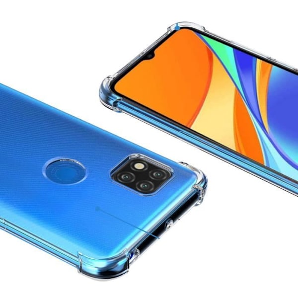 Fodral för Xiaomi REDMI 9C - REDMI 9C NFC - Stötsäkert skydd Mjukt silikon Transparent Phonillico® Transparent