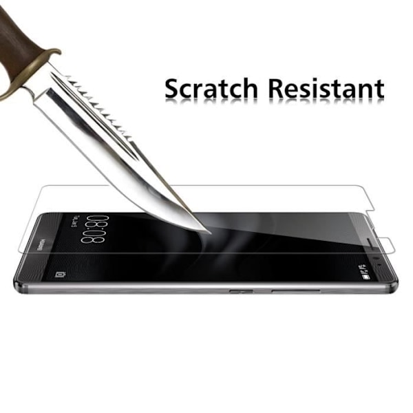 Skærmbeskyttelsesfilm - Phonillico® - Huawei MATE 8 - Pakke med 3 - Hærdet glas - Ridsefrit