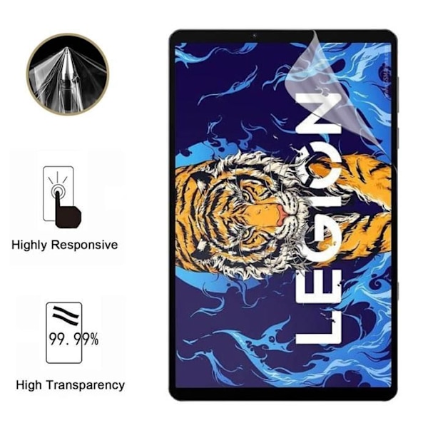 Näytönsuoja - Phonillico - Lenovo Legion Y700 - Pakkaus 2 - Kestävä Muovikalvo - Ultra Ohut