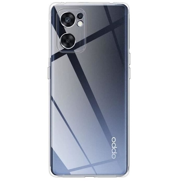Fodral till Oppo Find X5 LITE - Transparent TPU Silikon Mjukt Tunnt Skydd Phonillico® Transparent