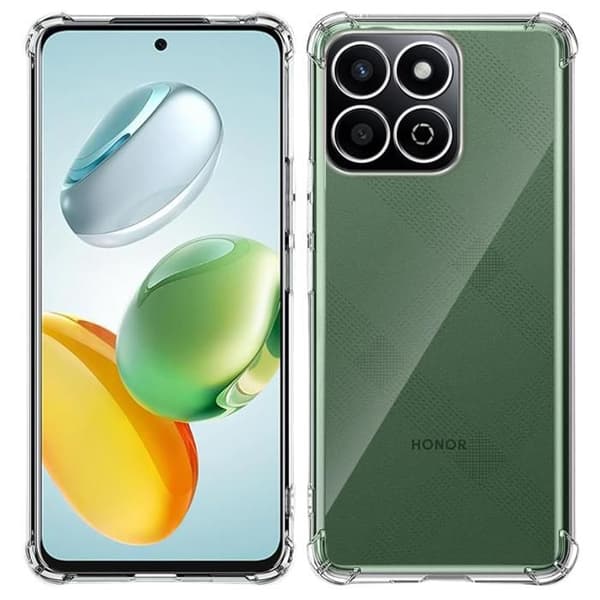 Coque för Honor 200 Smart 5G - Stötsäker Silikon Transparent Phonillico® Transparent