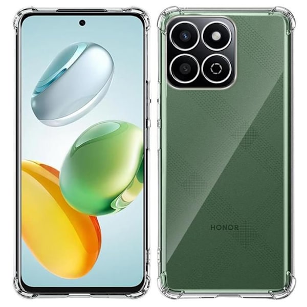 Fodral - Phonillico® - Honor 200 Smart 5G - Stötsäker - Mjuk Silikon - Transparent Transparent