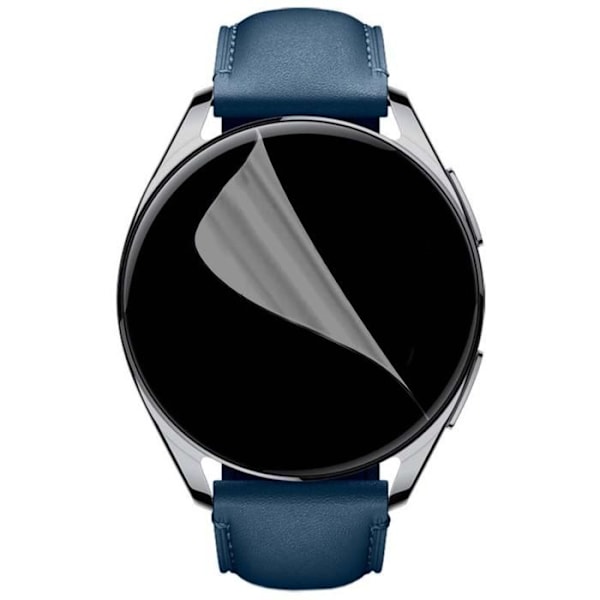 Suojaussuojus Xiaomi Watch S2:lle - 46mm [Pakkaus 6] Kestävä Ultra Ohut Muovinen Suojakalvo Phonillico Transparent