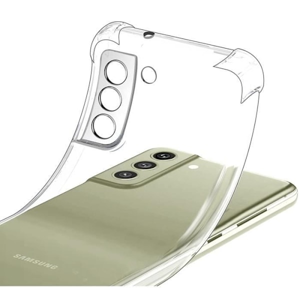 Skal till Samsung S21 FE 5G - Stötsäkert Skyddande Mjukt Silikon Transparent Phonillico® Transparent