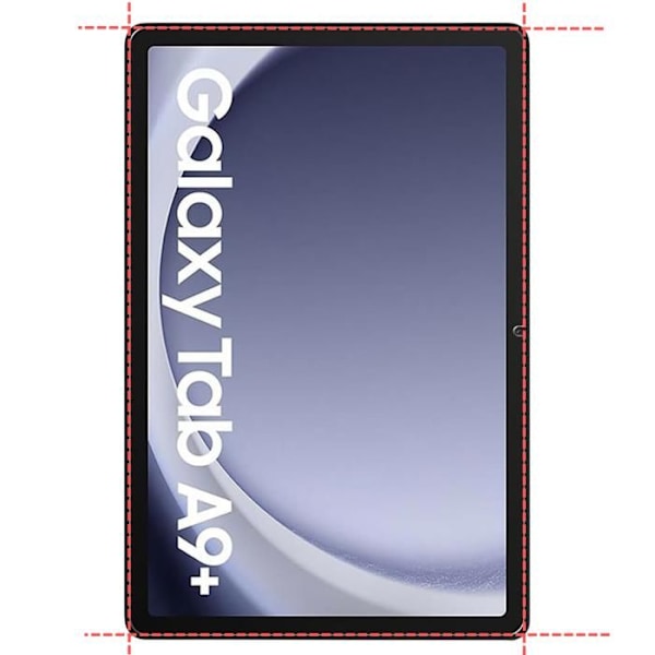Skærmbeskyttelse - Phonillico - Samsung Galaxy Tab A9 PLUS 2023 - Pakke 2 - Hærdet Glas - Anti Rids