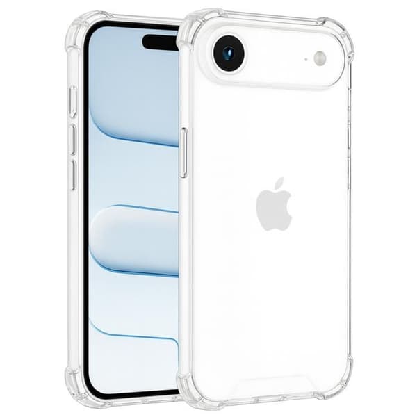 Coque antishock til iPhone 17 AIR og 2 hærdede glas skærmbeskyttelse Phonillico® Transparent