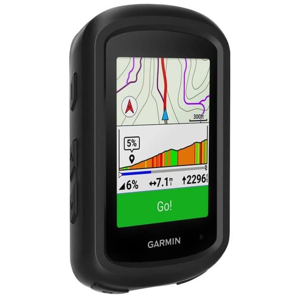 Coque til Garmin Edge 540 / Edge 840 - Housse Etui Silikone Sort Beskyttelse Soft Phonillico®