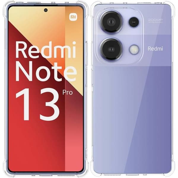 Coque - Phonillico® - Xiaomi Redmi Note 13 Pro 4G - Stødabsorberende - TPU Blød - Transparent Transparent