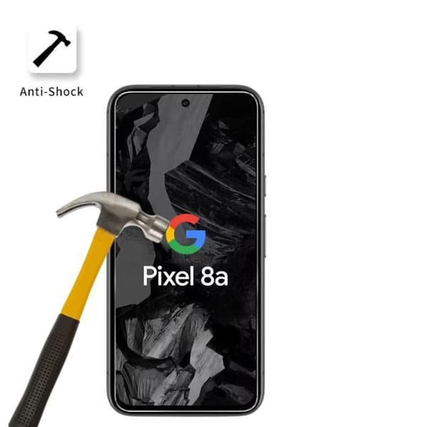 Lujakalvo Google Pixel 8a: [Pakkaus 4] Näytönsuojakalvo Phonillico